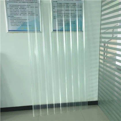 Painéis de fibra de vidro corrugado translúcido
