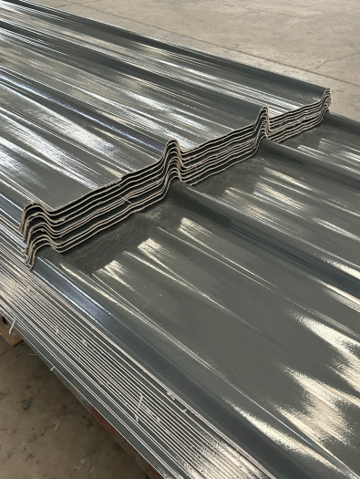 Placas de FRP à prova de fogo GRP FELETAS DE FIBERGLASS E PANELOS DE TELHO E TELHO